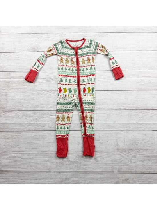 Little Sleepies Other - Little Sleepies Bamboo Blend One Piece Holiday Print Pajamas 6-12 Months